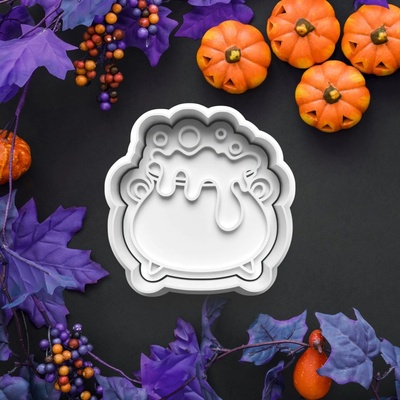 Halloween - Vykrajovátko s pečiatkou