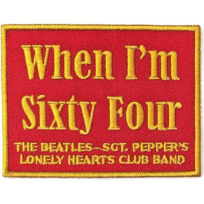 Nažehlovačka The Beatles - When I'm Sixty Four