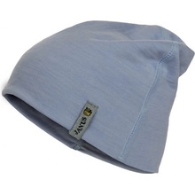 Janus LW dětská merino čepice Beanie Janus Norsko Modro šedá light blue