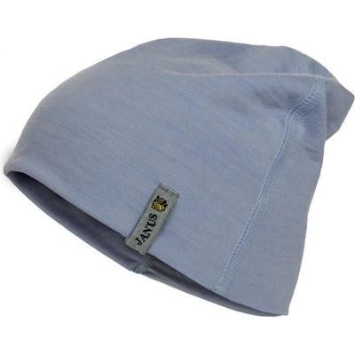 Janus LW dětská merino čepice beanie Janus Norsko Modro šedá light blue