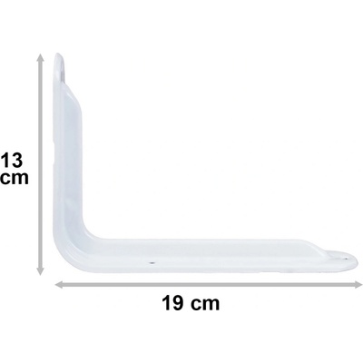 Domax Konzole 140x200mm bílá WWPW200