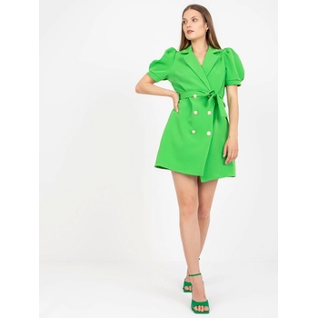 Elegantní šaty s knoflíky DHJ-SK-A6311.39 Light Green