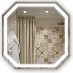 Lidiya Mirror Огледало за баня LED осветление LM Velvet Ray 700×700мм