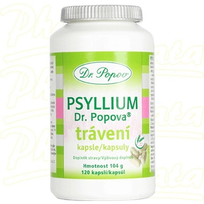 Dr. Popov Psyllium trávení 120 kapslí