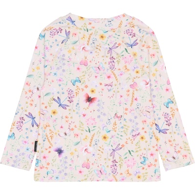 Mikk-Line Детска плажна тениска от ликра Mikk-Line Kid's Swim Shirt UV AOP 1039 Lycra - Butterfly AOP - размер 74/80 (EU) (750-2752-0111)