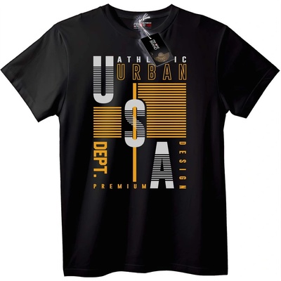NOONEBRAND Тениска Urban USA Премиум - 7XL, White