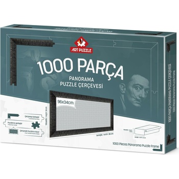 Art Puzzle Рамка за панорамен пъзел Art Puzzle - Черна, за 1000 части (14621)