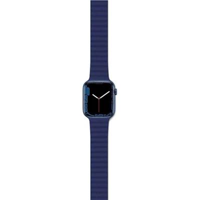 Epico magnetický pásik na Apple Watch 42/44/45mm – MODRÁ/čierna 63418101300001