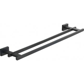 Mexen Arno двоен закачалка за кърпи, черен - 7020725-70 (7020725-70)