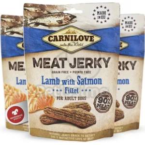 CARNILOVE Jerky Snack филе от агнешко & сьомга 100 г
