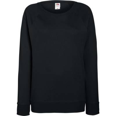 Fruit of the Loom COTT | FOL | Дамски суитшърт Lady-Fit LW Raglan, черен, S (16214600201)