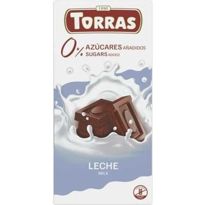 Torras Bezlepková mléčná bez přidaného cukru 75 g