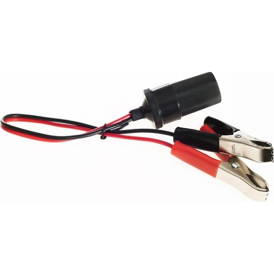 TAGRED TA566 Adaptér autobaterie - zásuvka autozapalovače 12V s krokosvorkami,