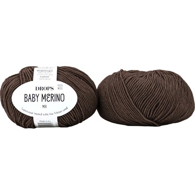 Drops Baby Merino 62 hnědá