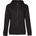 B&C Collection B&C QUEEN ZIPPED HOOD / Дамски суичър с цип - черен меланж S (01W03Qu3301)