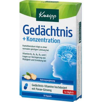 Kneipp Памет + Концентрация - 30 капсули