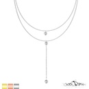 Šperky eshop Puzetové náušnice z ocele kruh s čiernym stredom a zirkónovou obrubou W01.36 Zlatá