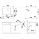 BLANCO SUBLINE 700-U Level (523547)