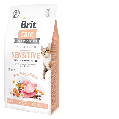 Brit Care Cat Grain-Free Sensitive Healthy Digestion & Delicate Taste 7 kg