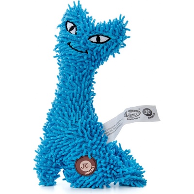 JK ANIMALS plyšová hračka pre psa modrá mačka 23 cm