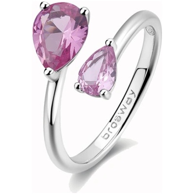 Brosway prsteň Fancy Vibrant pink BWFVP114