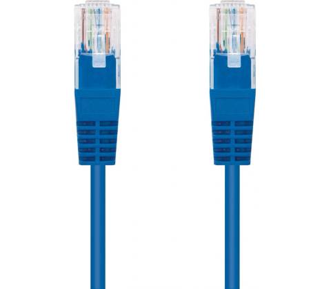 C-TECH CB-PP5-5B patch, Cat5e, UTP, 5m, modrý