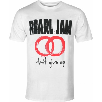 ROCK OFF мъжка тениска Pearl Jam - Don't Give Up - БЯЛ - ROCK OFF - PJTS01MW