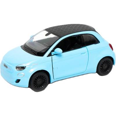 Kinsmart Метална количка Kinsmart - Fiat 500e, 1: 28, синя (54126)
