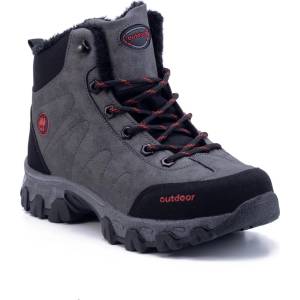 Johns Athletic Унисекс туристически обувки 4054u - Опушеносиви #361570 (361570_Черно)