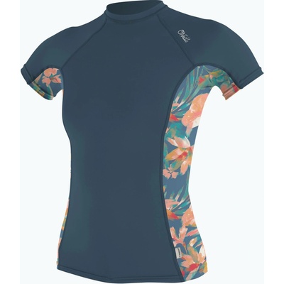 Dámské O'Neill Side Print Rash Guard black/mikah floral