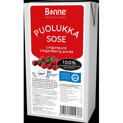 Bonne Ovocné pyré Brusnica 1 l