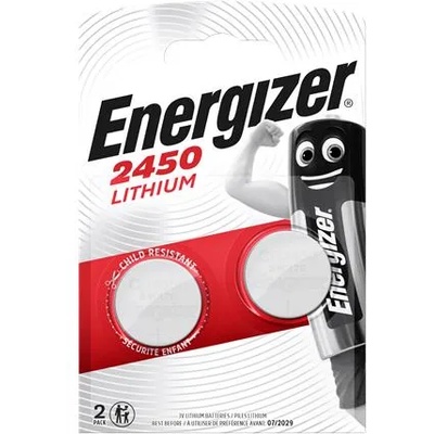 Energizer Бутонна литиева клетка, cr2450, 2 бр. , energizer e300830701 (e300830701)