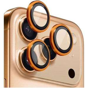 Blueo Протектор за Камерата на iPhone 17 Pro Max, Blueo Cam Lens Glass, Оранжев (6934663762910)