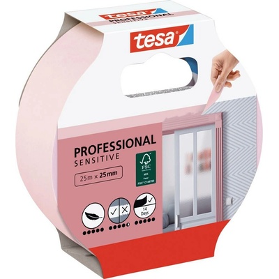 Tesa Precision Sensitive 56261-00000-03 Krepová lepiaca páska 25 m x 38 mm ružová 1 ks