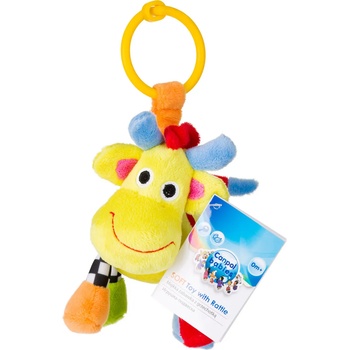 Canpol babies Мека дрънкаща играчка Canpol - Crazy Animals, кравичка (2/284d)