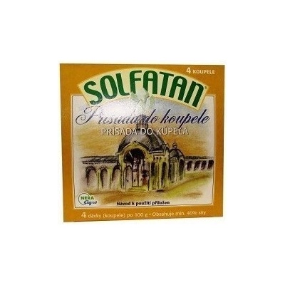 Solfatan prísada do kúpeľa v prášku 4 x 100 g