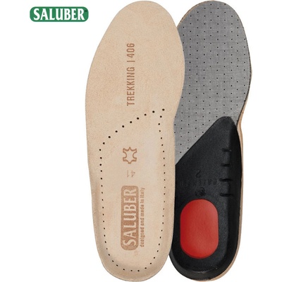Saluber type a406 / Кожени стелки с амортисьор - бежови 44 (sal000020)