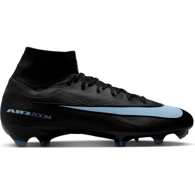 Nike ZOOM AIR MERCURIAL SUPERFLY 10 PRO FG Černá Světle modrá