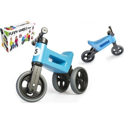 Teddies modré FUNNY WHEELS 2v1 nastavitelná 28/31cm