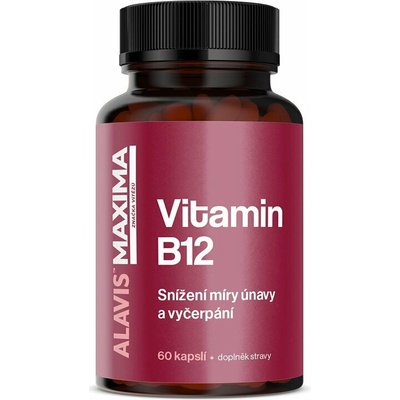 ALAVIS MAXIMA Vitamín B12 60 kapslí