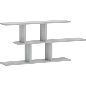 vidaXL Стенен рафт Сив Сонома 100 x 17 x 45, 5 см Инженерна дървесина (8015117)