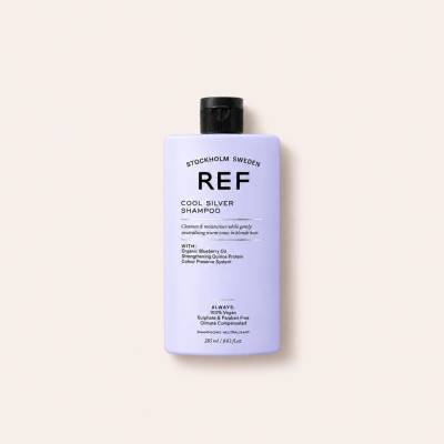 REF Cool Silver Shampoo neutralizující šampon pro platinově blond a šedivé vlasy 285 ml