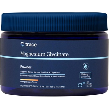 Trace Minerals Magnesium Glycinate, портокал, 180 g, Trace Minerals (9326)