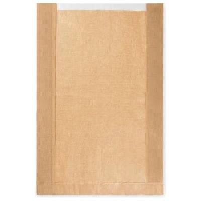 Papierové vrecko (PAP/PP) s okienkom 26+7 x 40 cm [1000 ks]