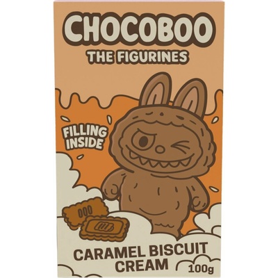 Chocoboo figurka z mléčné čokolády s praskajícími kuličkami se sušenkovou náplní s kadayif 100 g – Zboží Mobilmania