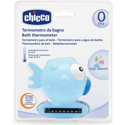 Chicco Baby Moments термометър за вана Blue