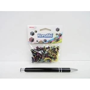 Brewista Letter beads black cube 20g + string 1m