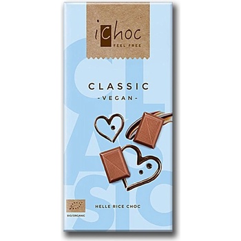 iChoc classic vegan čokoláda BIO 80g