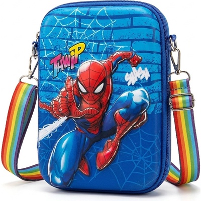 Bagito Dětská taška přes rameno Spiderman Jump 3D