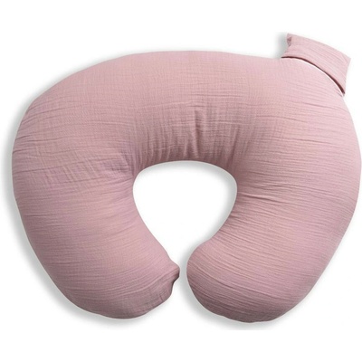 BABYMATEX Mušelínový polohovací vankúš MiniRelax Ružový